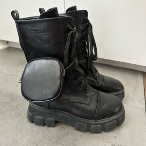 Public desire combat booties
